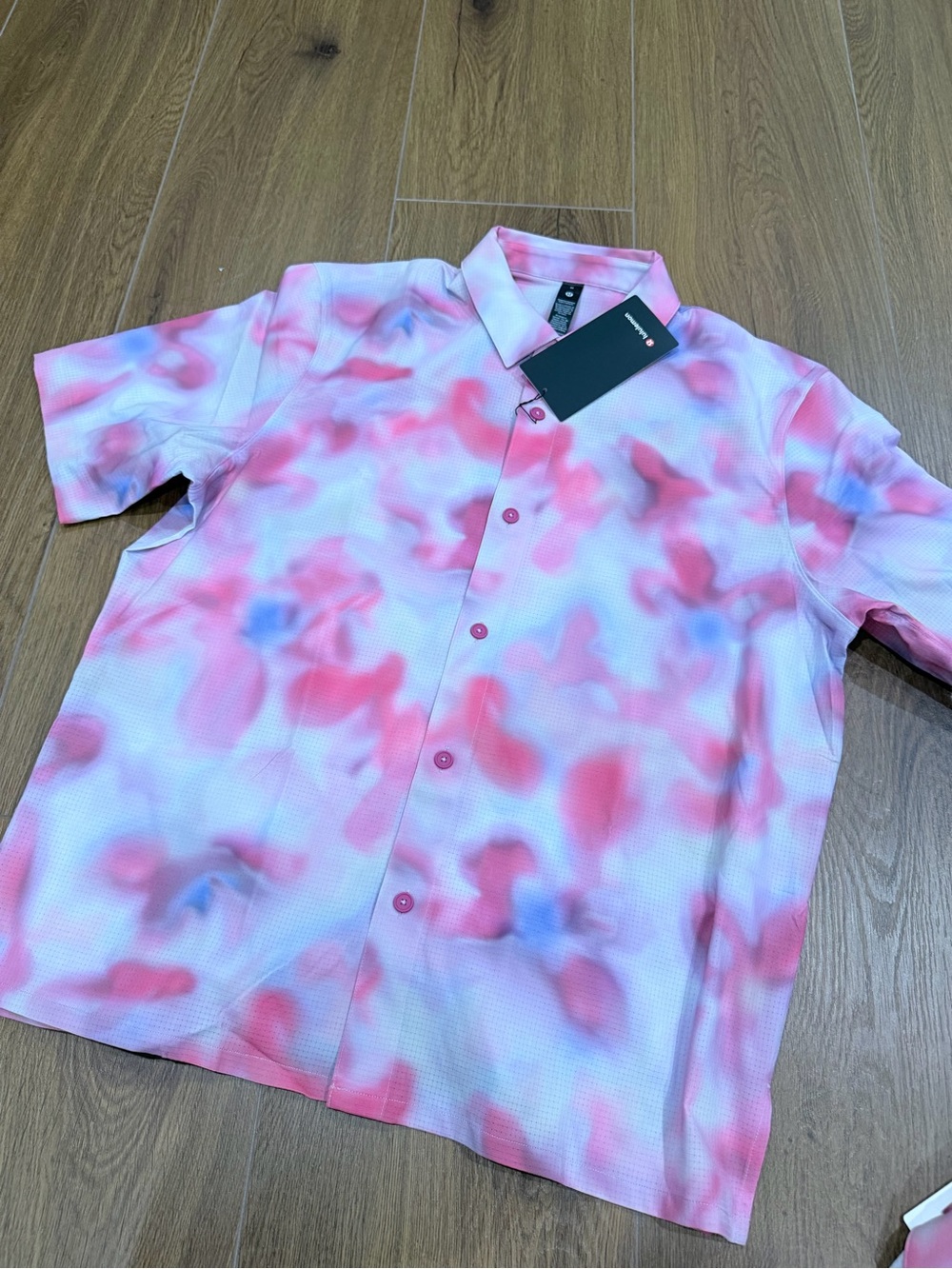 New Lululemon Airing Easy Relaxed Short-Sleeve Shirt color FGPM
